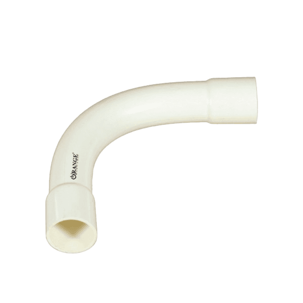 20mm / 3/4" uPVC Conduit Bend White 