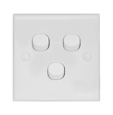 CASABLANCA 10Amp. 3Gang 1Way Switch White