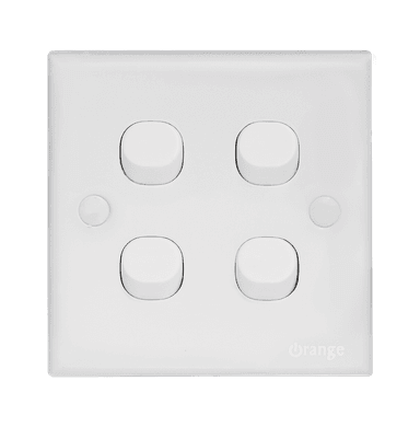 CASABLANCA 10Amp. 4Gang 1Way Switch White