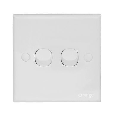 CASABLANCA 10Amp. 2Gang 2Way Switch White