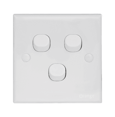 CASABLANCA 10Amp. 3Gang 2Way Switch White