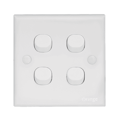 CASABLANCA 10Amp. 4Gang 2Way Switch White
