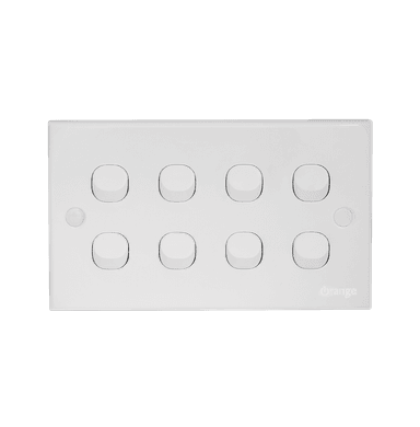 CASABLANCA 10Amp. 8Gang 1Way Switch White