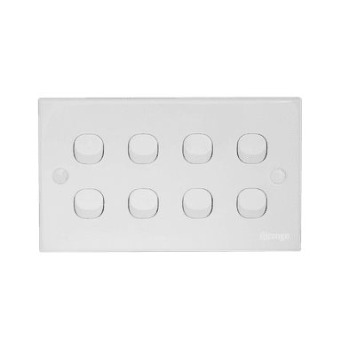 CASABLANCA 10Amp. 8Gang 2Way Switch White