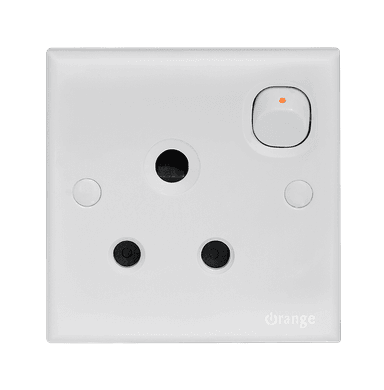 CASABLANCA 15Amp. Single Switched Socket Outlet White