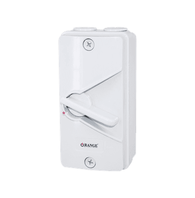 ATLANTIS 35Amp. 2Pole Weatherproof Isolating Switch 250V (IP65) Grey