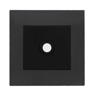 AKOYA 1Gang 25Amp Flex Outlet B/Matte with GM/Matte Surround