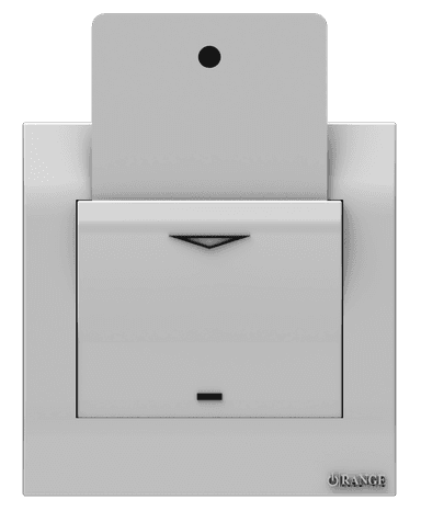 AKOYA 16Amp. Electronic Key Card Switch S/Matte with S/Matte Surround