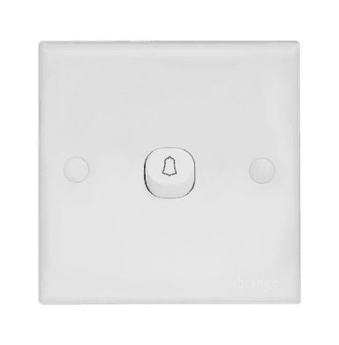 CASABLANCA 10Amp. 1Gang 2Way Bell Press Switch White