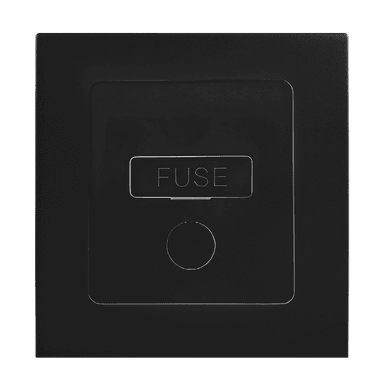 VIRAGO 13Amp. Fused Connection Unit with Flex Outlet Black