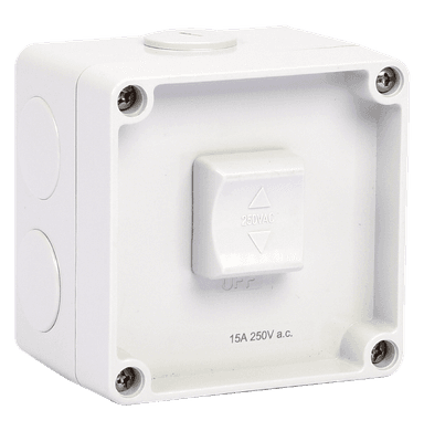 ATLANTIS 56Series 16Amp. 250V IP56 1Gang Surface Mounted Switch