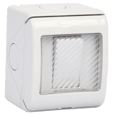 ATLANTIS 56Series 13Amp. 250V IP55 1Gang 2Way Surfce Mounted Switch