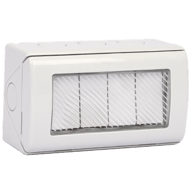 ATLANTIS 56Series 13Amp. 250V IP55 4Gang 2Way Surfce Mounted Switch