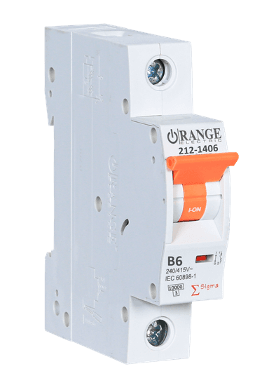 SIGMA 6Amp. 1Pole, Type B, 230/400V, 10kA MCB