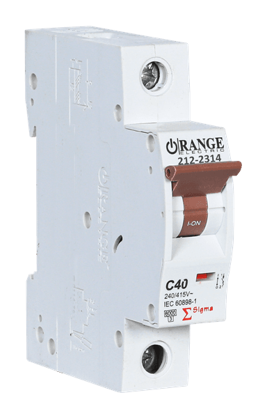 SIGMA 40Amp. 1Pole, Type C,  240/415V, 6kA MCB