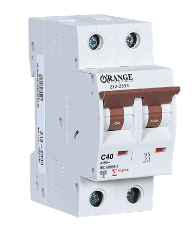 SIGMA 40Amp. 2Pole, Type C, 415V, 6kA MCB