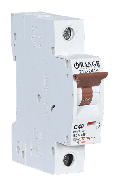 SIGMA 40Amp. 1Pole, Type C,  240/415V, 10kA MCB