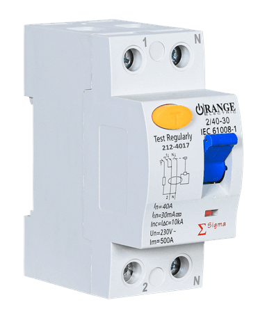 SIGMA 40Amp. 2Pole 30mA, 230V RCCB