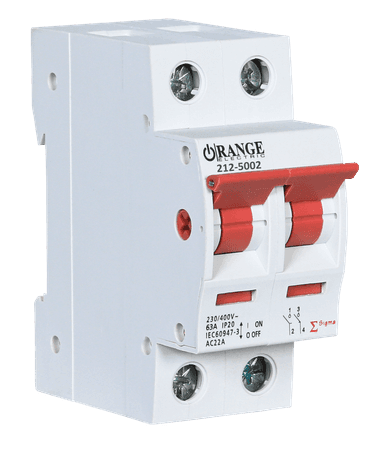 SIGMA 63Amp. 2Pole 230/400V Isolator