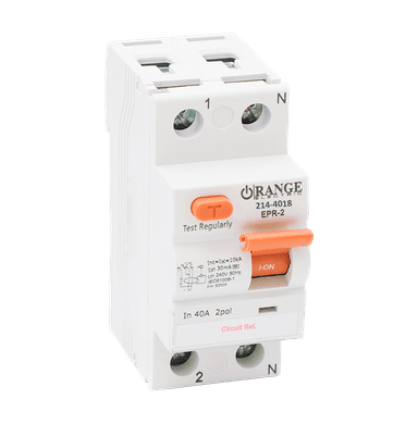 10KA 40Amp. 2Pole 100mA, 230V RCCB